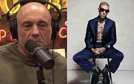 Kourtney Kardashian's husband Travis Barker shares three-word reaction to Joe Rogan unloading on the heavy bag