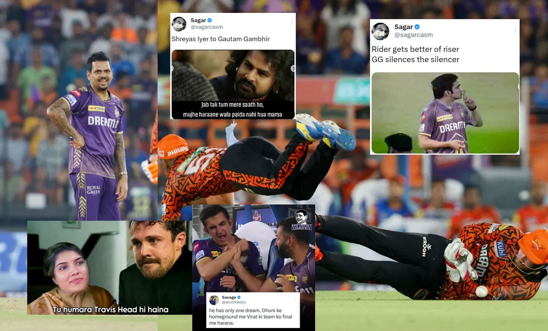 Top 10 funny memes from the latest IPL match.