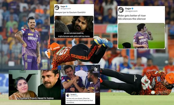 "Jab tak tum mere saath ho, mujhe haraane wala paida nahi hua mama"- Top 10 funny memes after KKR's thumping win vs SRH in IPL 2024 Qualifier 1