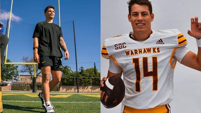 Oregon QB Dillon Gabriel hypes up former Oklahoma star General Booty for committing to ULM: "Man's gonna turn that thing up"