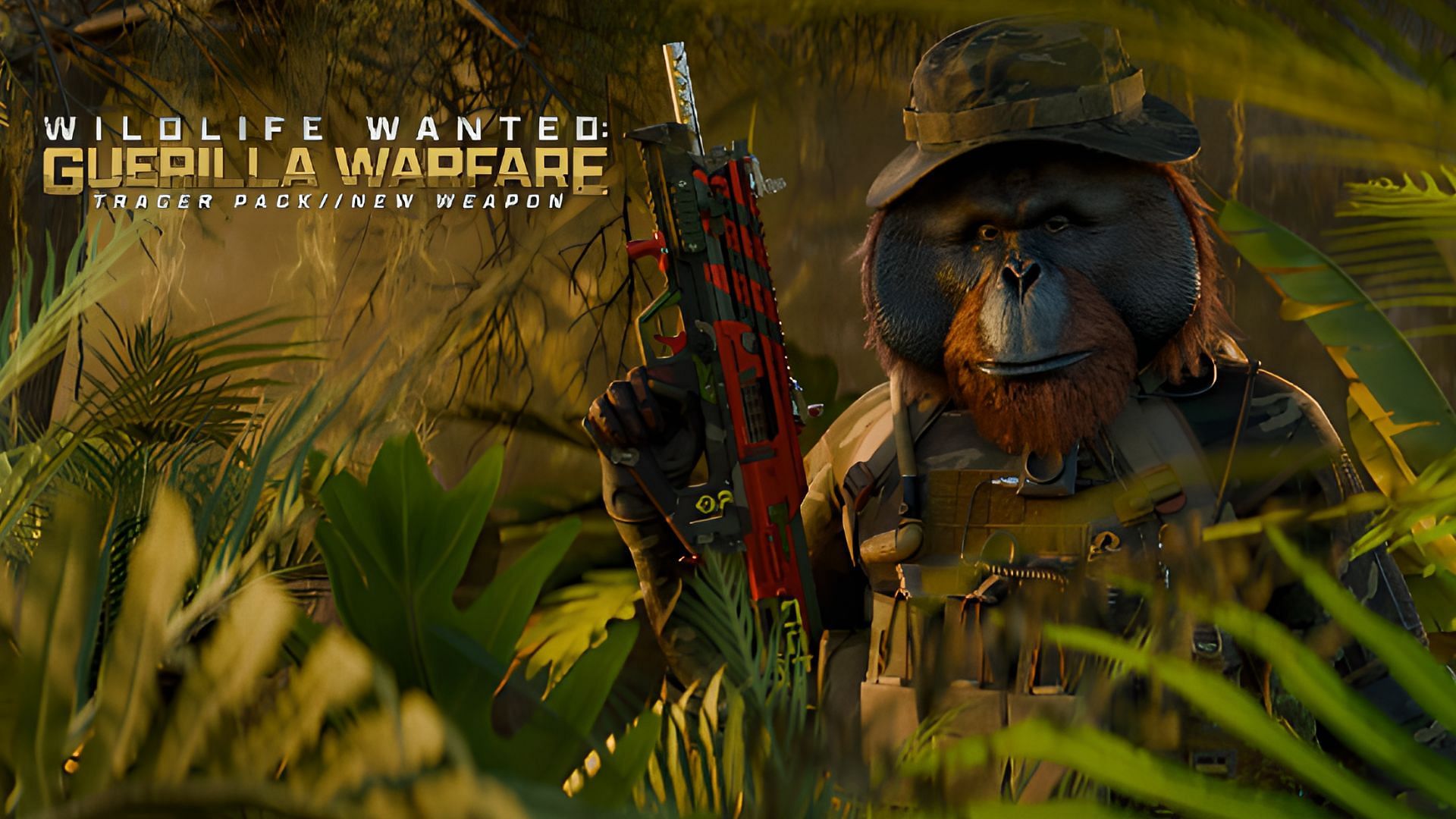 The Guerilla Warfare Tracer Pack features wilderness themed skins in MW3 and Warzone , Wildlife Wanted Guerilla Warfare Tracer Pack in MW3 and Warzone