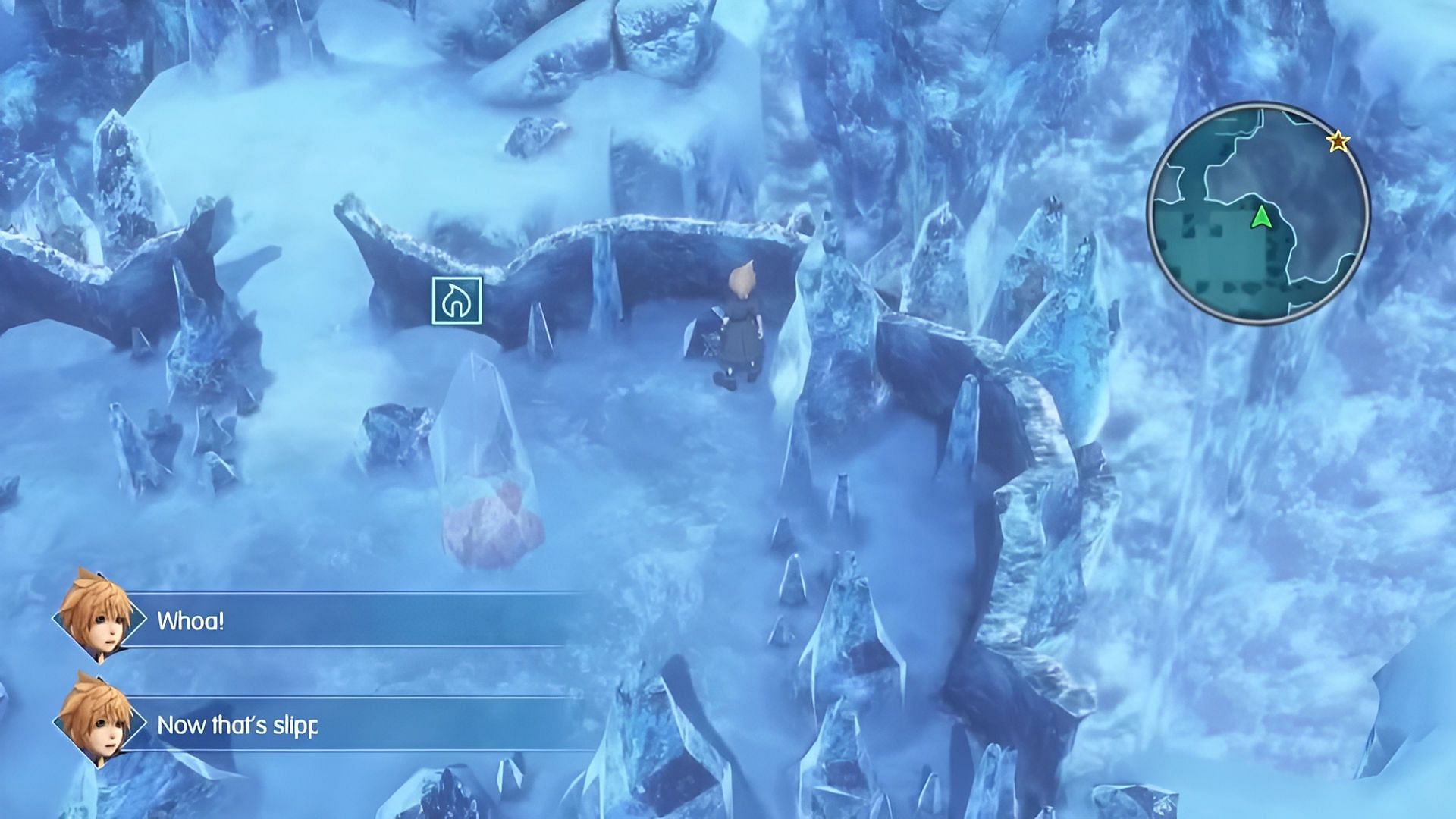 The famous Icicle Ridge puzzle (Image via Square Enix)