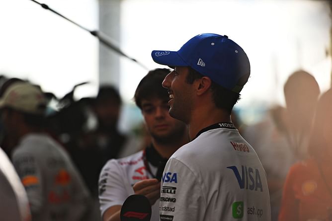 “I kissed the wall, I was definitely pushing”: Daniel Ricciardo ‘proud’ of his second-row start at Miami GP Sprint Qualifying