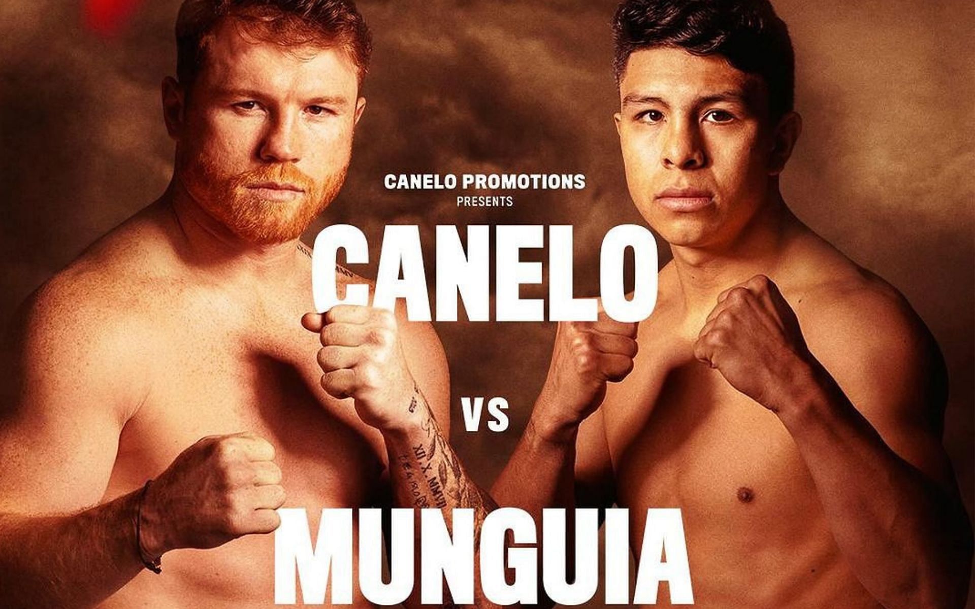 Canelo Alvarez (left) will take on Jaime Munguia (right) with the super middleweight titles on the line [Image courtesy @jaimemunguiaoficial on Instagram]