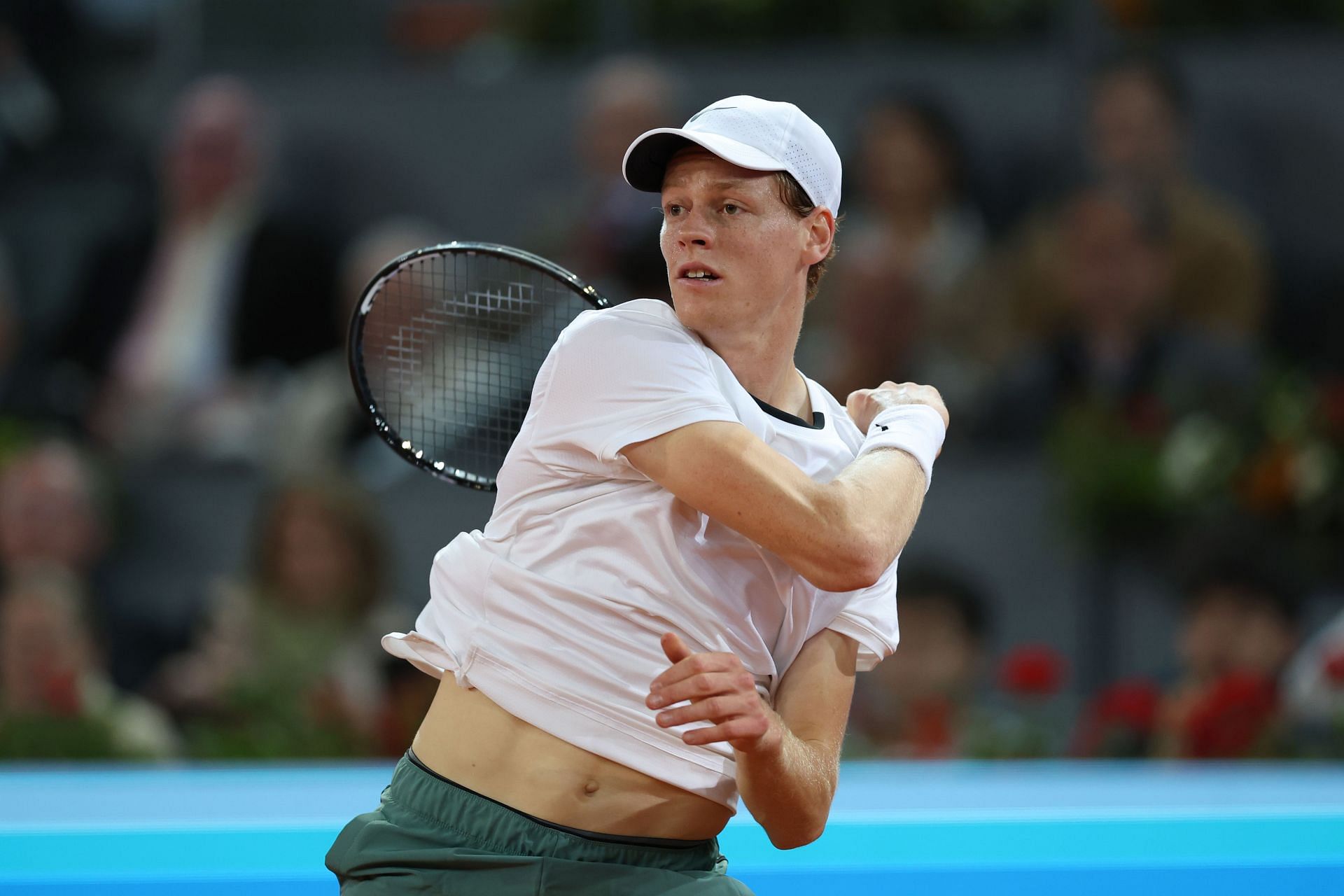 Jannik Sinner at the 2024 Mutua Madrid Open