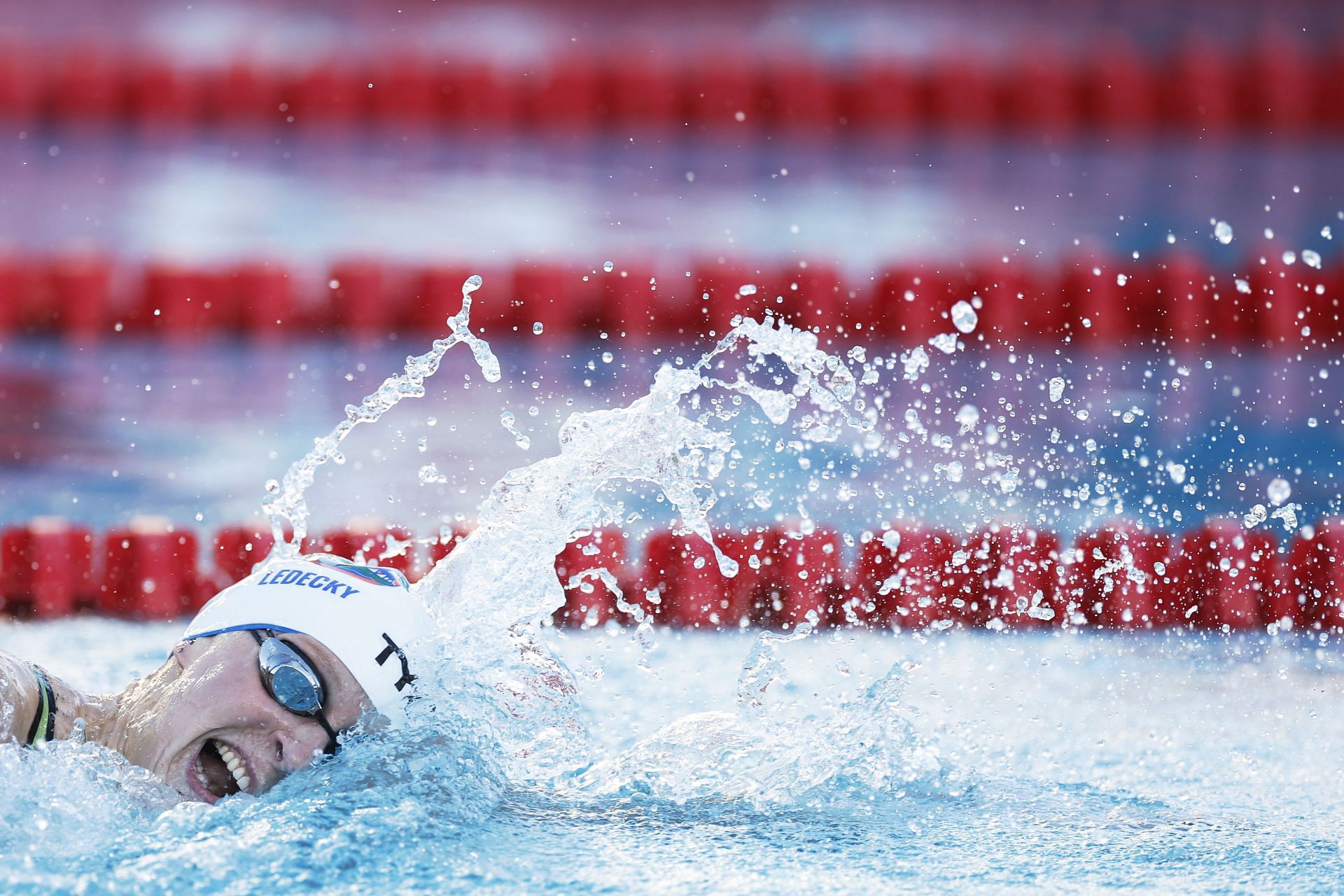 Katie Ledecky at the TYR Pro Swim Series in San Antonio