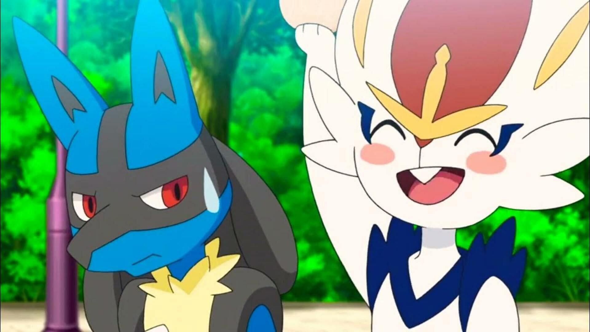 Cinderace and Lucario (Image via TPC)