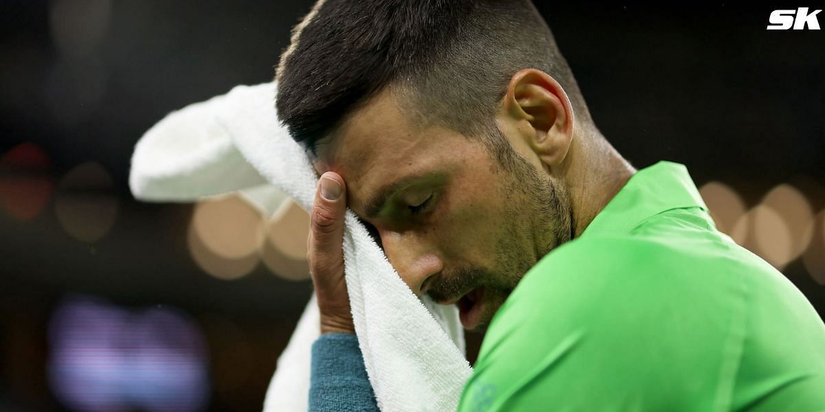 Novak Djokovic hit on the head with a bottle, crumbles to the ground in pain