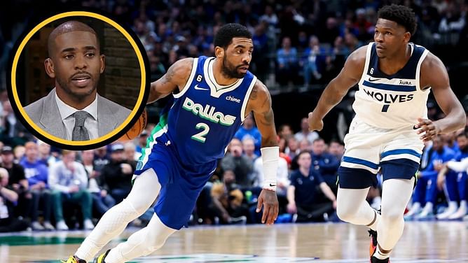Chris Paul hilariously points out relating with Anthony Edwards' Kyrie Irving matchup - "Used to have to chase Steph"