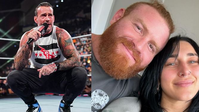 CM Punk sends one-word message to Rhea Ripley’s fiancé Buddy Matthews