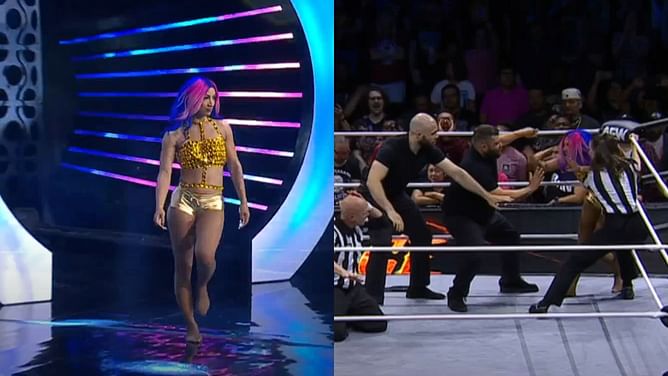 Mercedes Moné (fka Sasha Banks) makes huge debut; involved in brawl