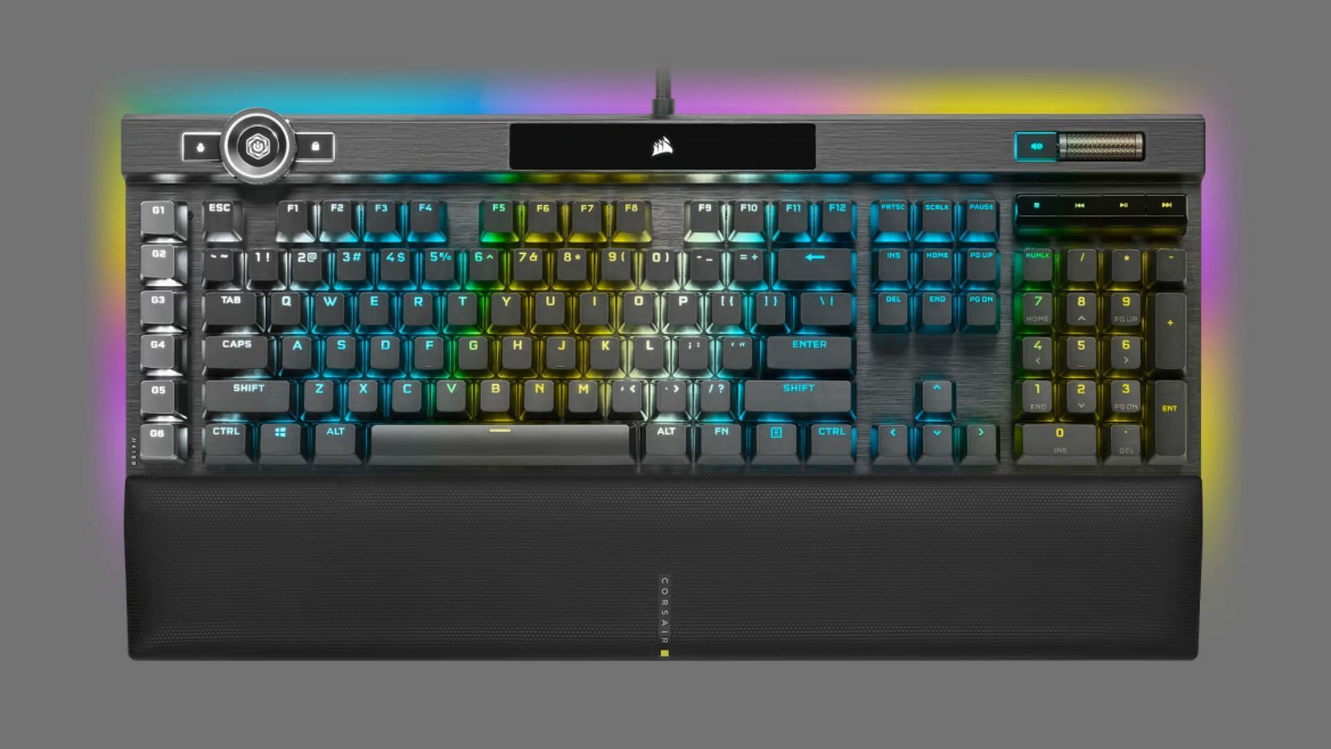 Full-size keyboards provide the best functionality. (Image via Corsair)