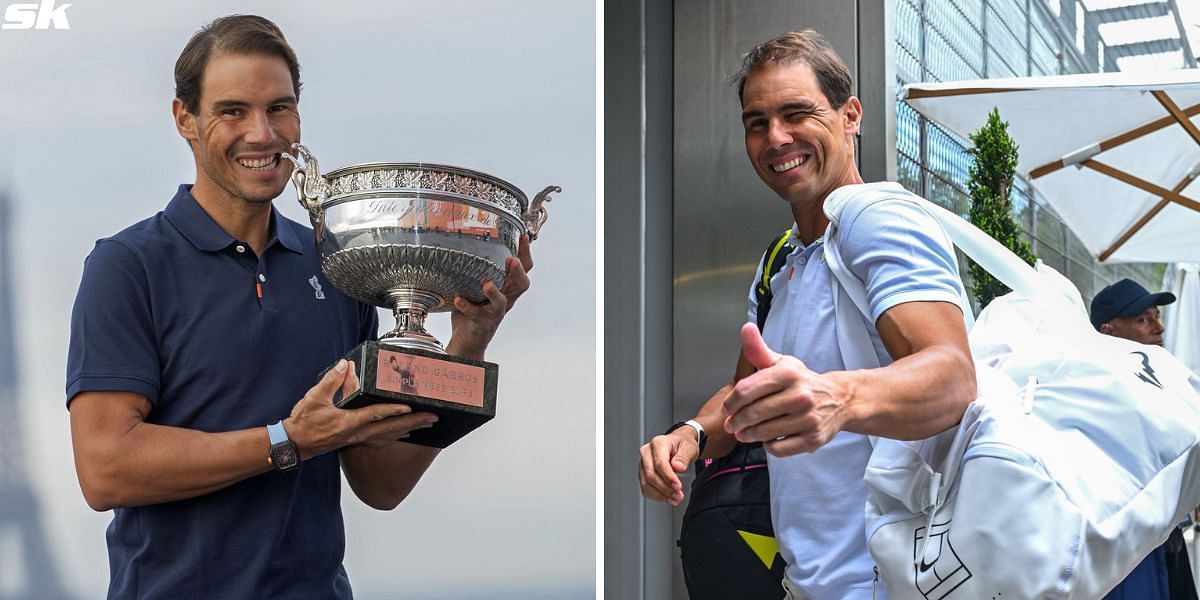 Rafael Nadal has arrived at the 2024 French Open (Source: Getty/Twitter)
