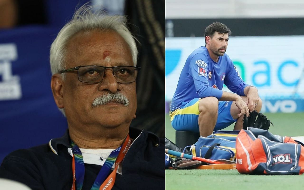 स्टीफन फ्लेमिंग पर सीएसके सीईओ ने दिया बड़ा बयान (Photo Courtesy: ESPNcricinfo and X)                               