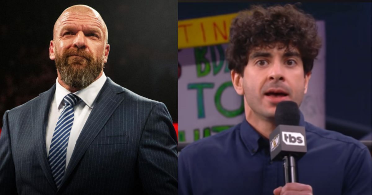 Triple H (left) and Tony Khan (right) [Images via Triple H