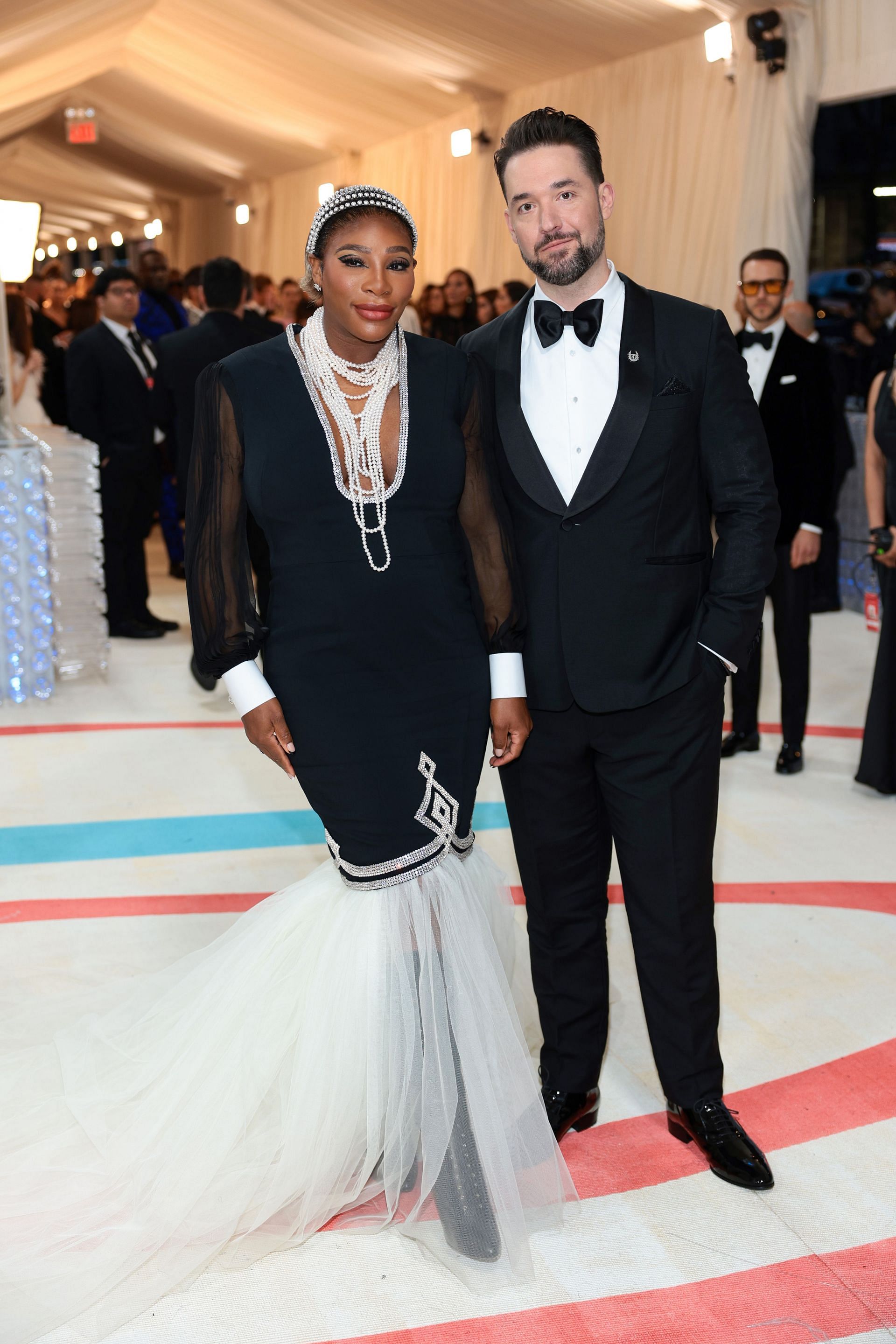 Serena Williams and Alexis Ohanian at the 2023 Met Gala