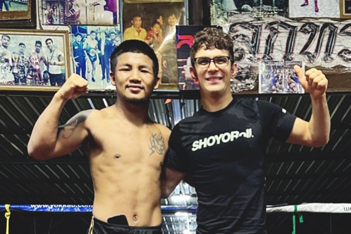 Rodtang (L) with Mikey Musumeci (R) | Photo by ONE Championship