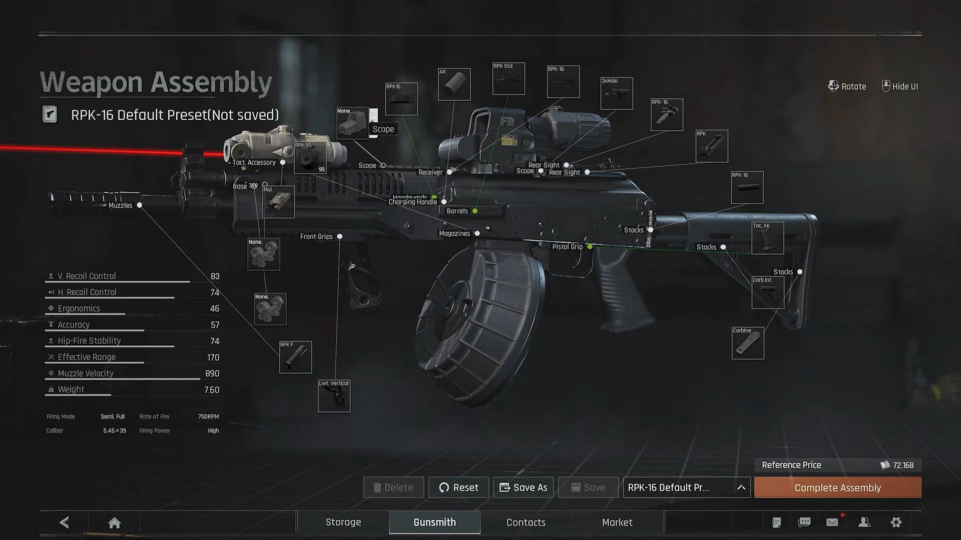 Ammo selection in Arena Breakout Infinite (Image via Morefun Studios/YouTube/1ceStream)