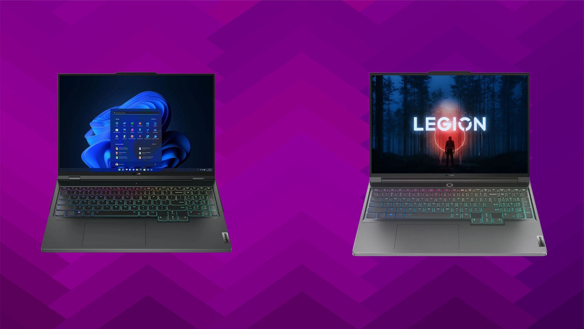 The Lenovo Legion Pro vs Legion Slim comparison (Image via Lenovo)