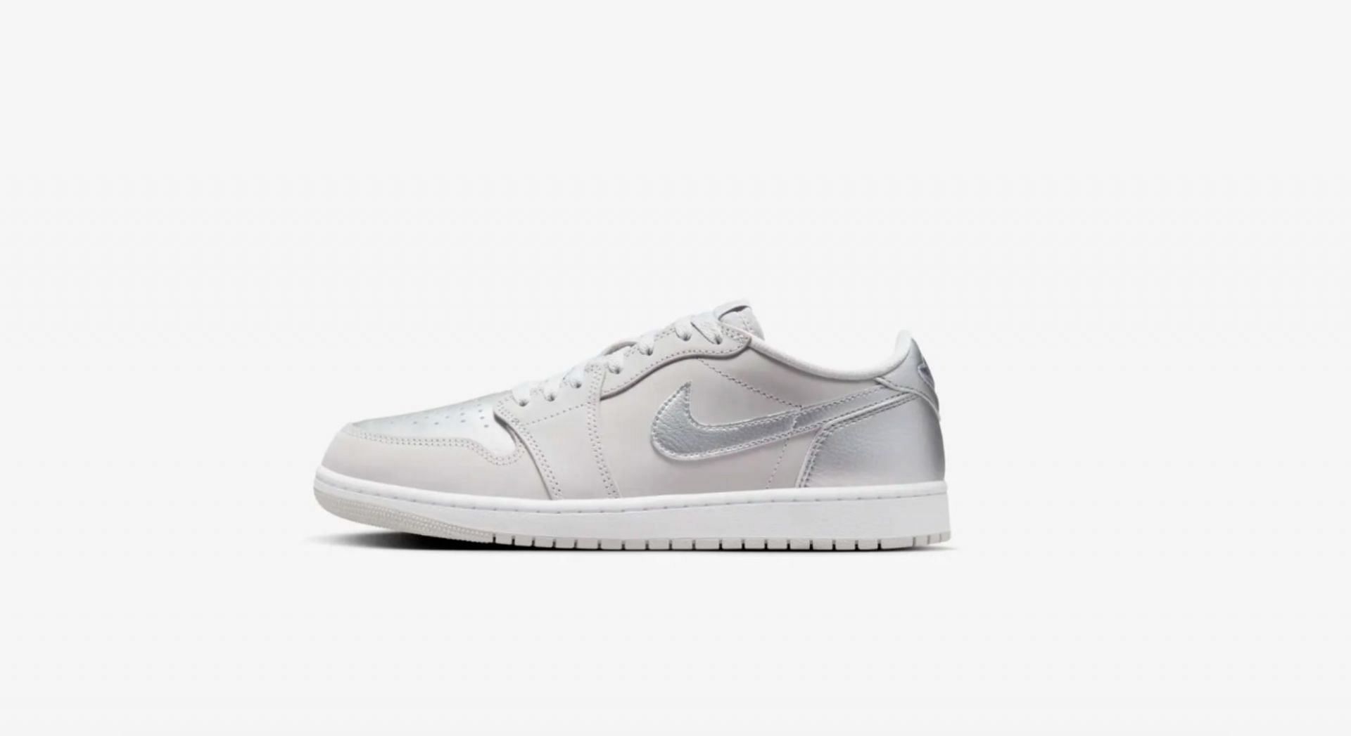 Nike Air Jordan 1 Low &quot;Silver&quot; (Image via Nike)