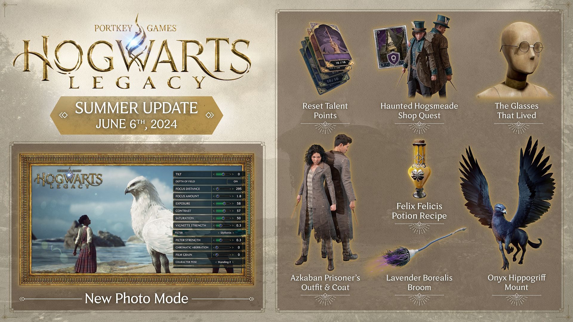 Hogwarts Legacy Summer 2024 update (Image via Warner Bros. Games)
