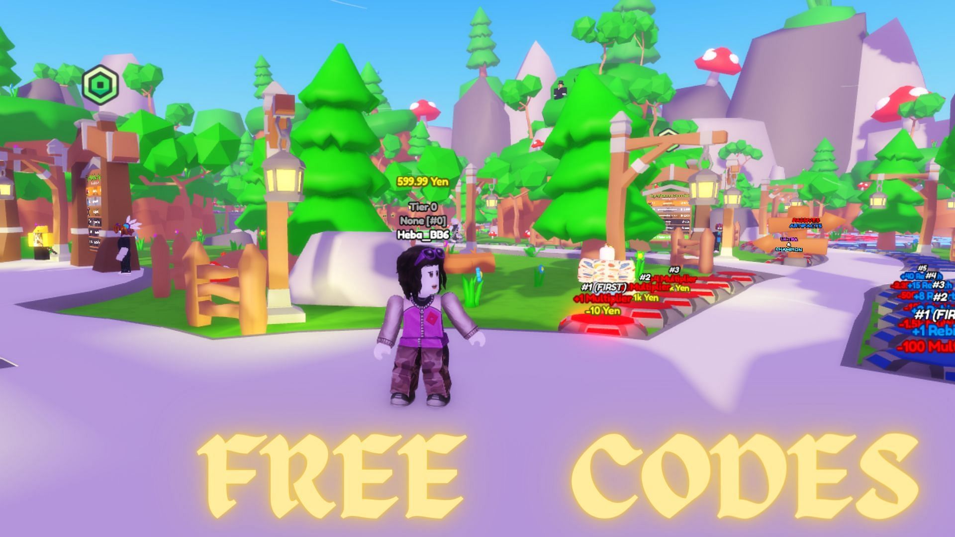 Free Active codes in Button Simulator Mania (Image via Roblox || Sportskeeda)