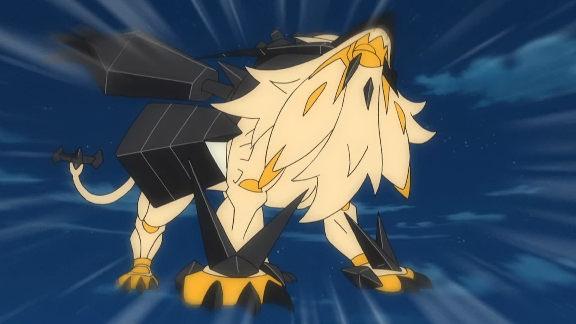 Necrozma Dusk Mane as seen in the anime (Image via The Pokemon Company)