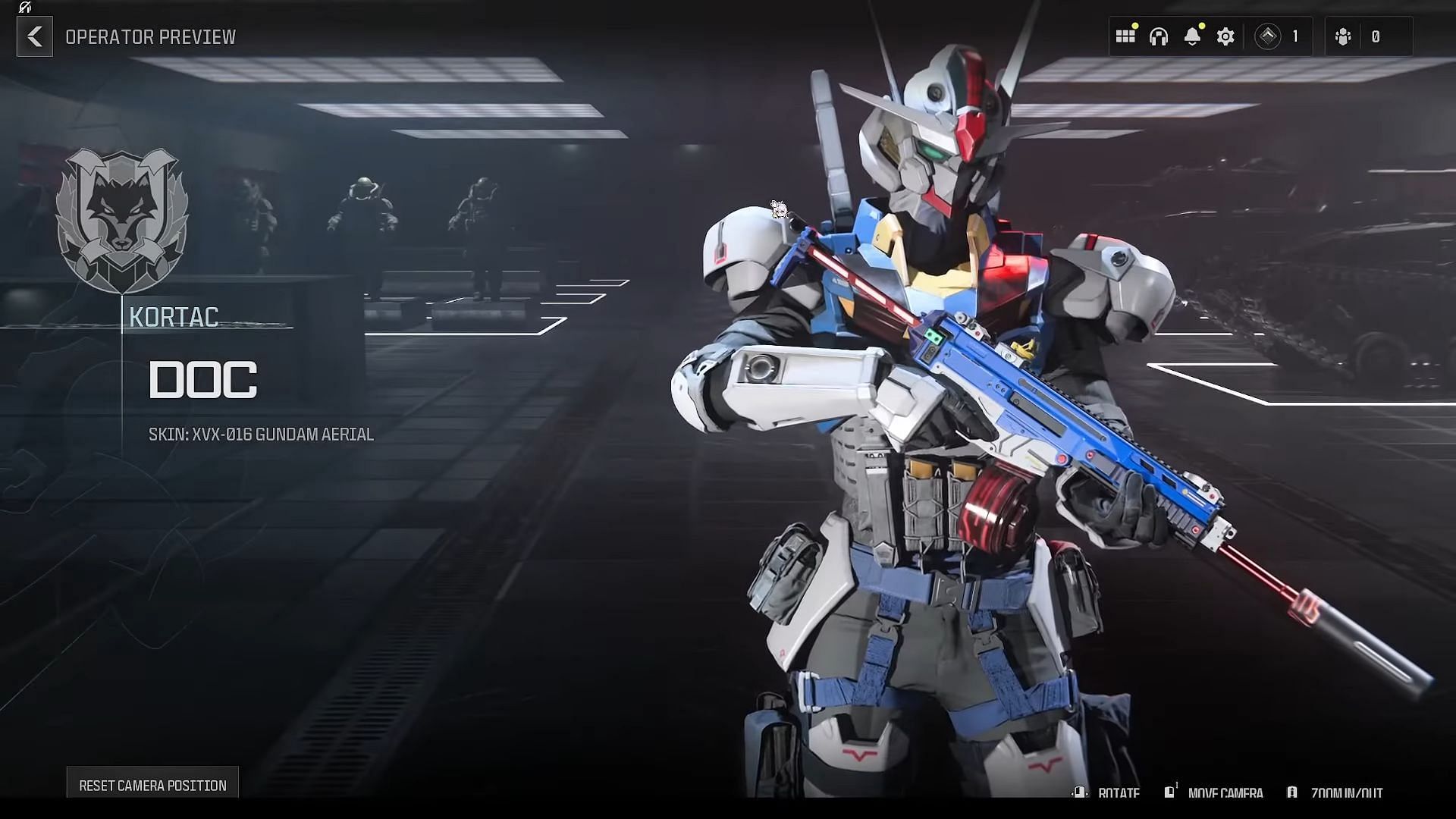 Mobile Suit Gundam Ariel XVX-016 Tracer Pack Bundle (Image via Activision)