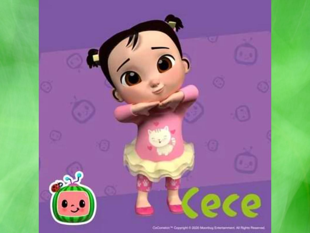 CeCe has a bubbly personality (Image via CoComelon Live Website)