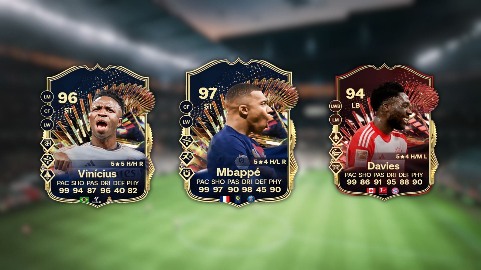Some of the fastest cards in the game currently (Image via EA Sports)