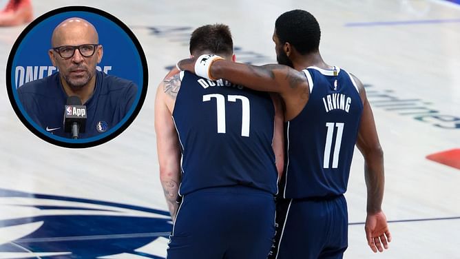 "Doesn’t mind being second or 1B" - Jason Kidd gives insightful take on Luka Doncic-Kyrie Irving tandem
