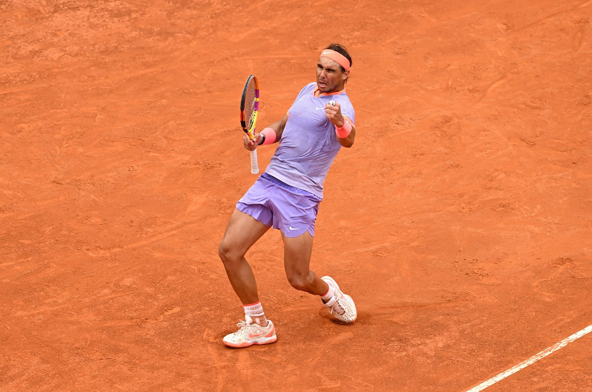Rafael Nadal at the Italian Open.