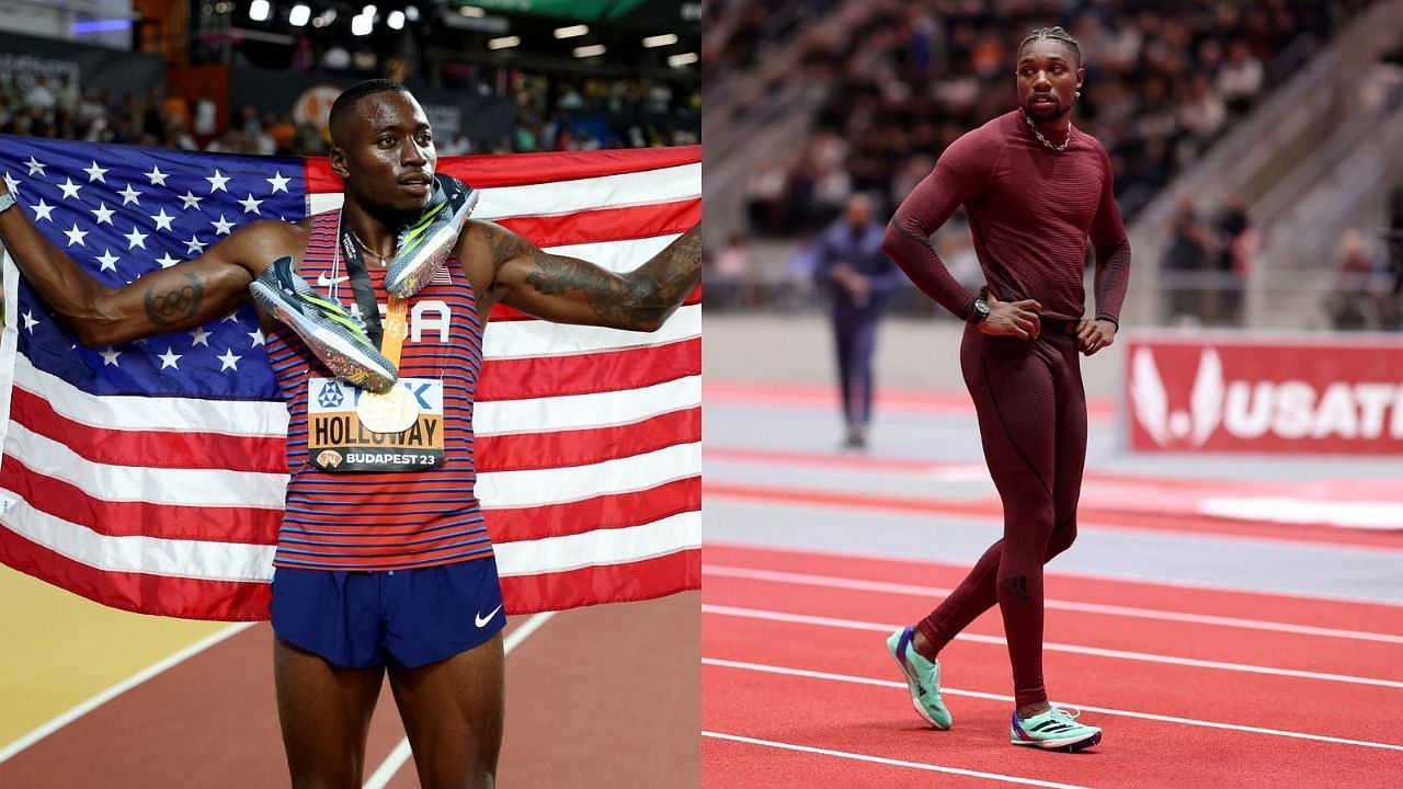 Grant Holloway on his comments about Noah Lyles (Image Source: Getty)