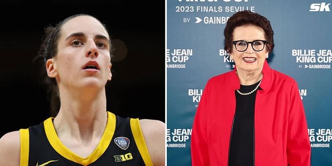 Caitlin Clark meets with tennis icon Billie Jean King after New York Liberty-Indiana Fever WNBA game