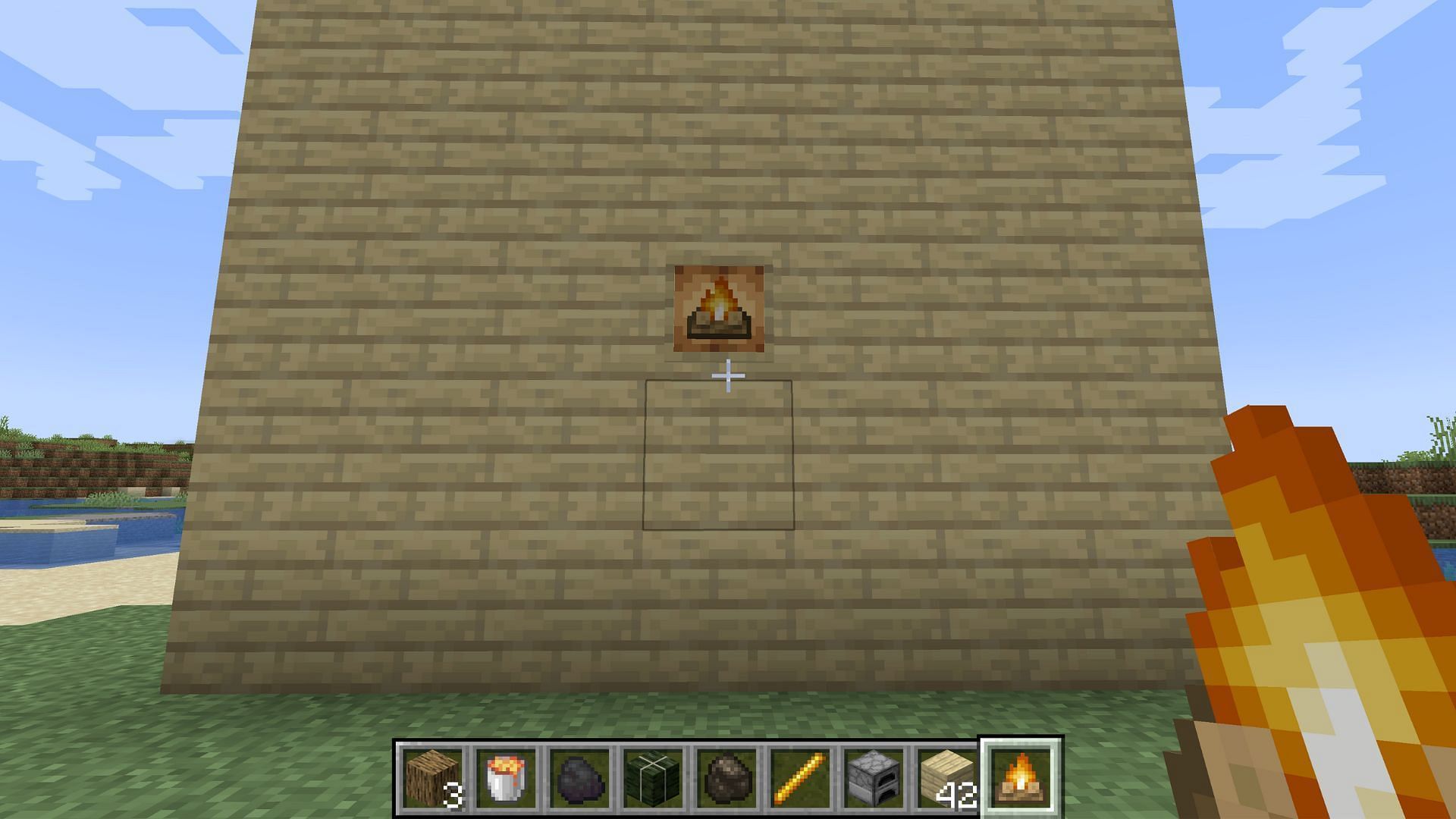 Campfire is not technically a fuel source (Image via Mojang Studios)