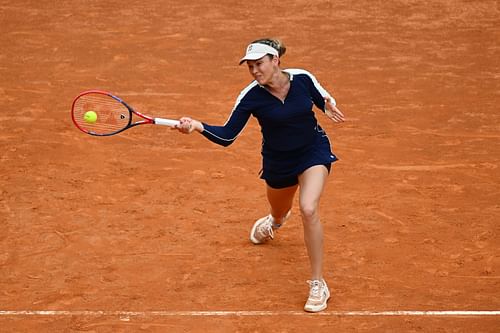 Donna Vekic at the 2023 Italian Open.