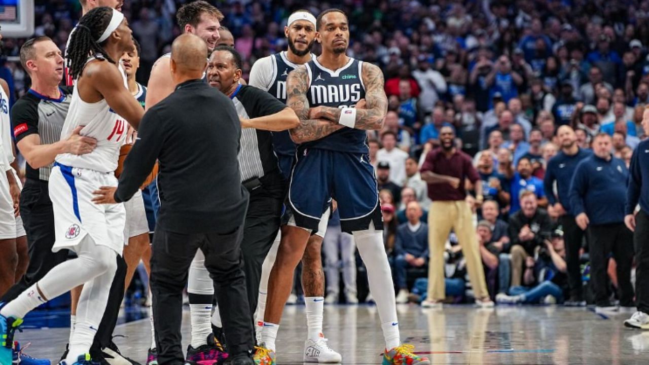 Dallas Mavericks forward PJ Washington tells his story behind his viral pose against the LA Clippers in Game 3.