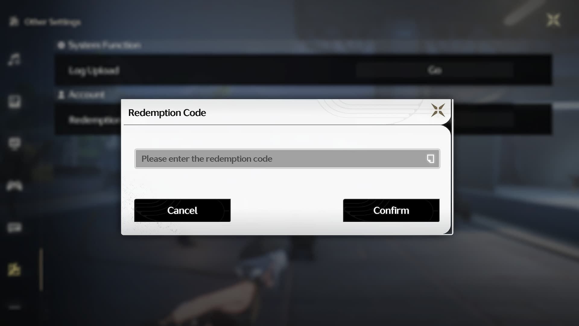 Using redemption codes (Image via Kuro Games)