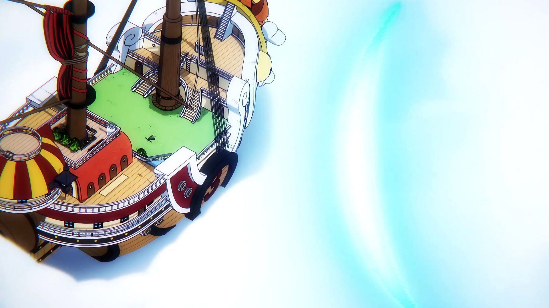 Kaku attacking the Thousand Sunny in One Piece episode 1103 (Image via Toei Animation)