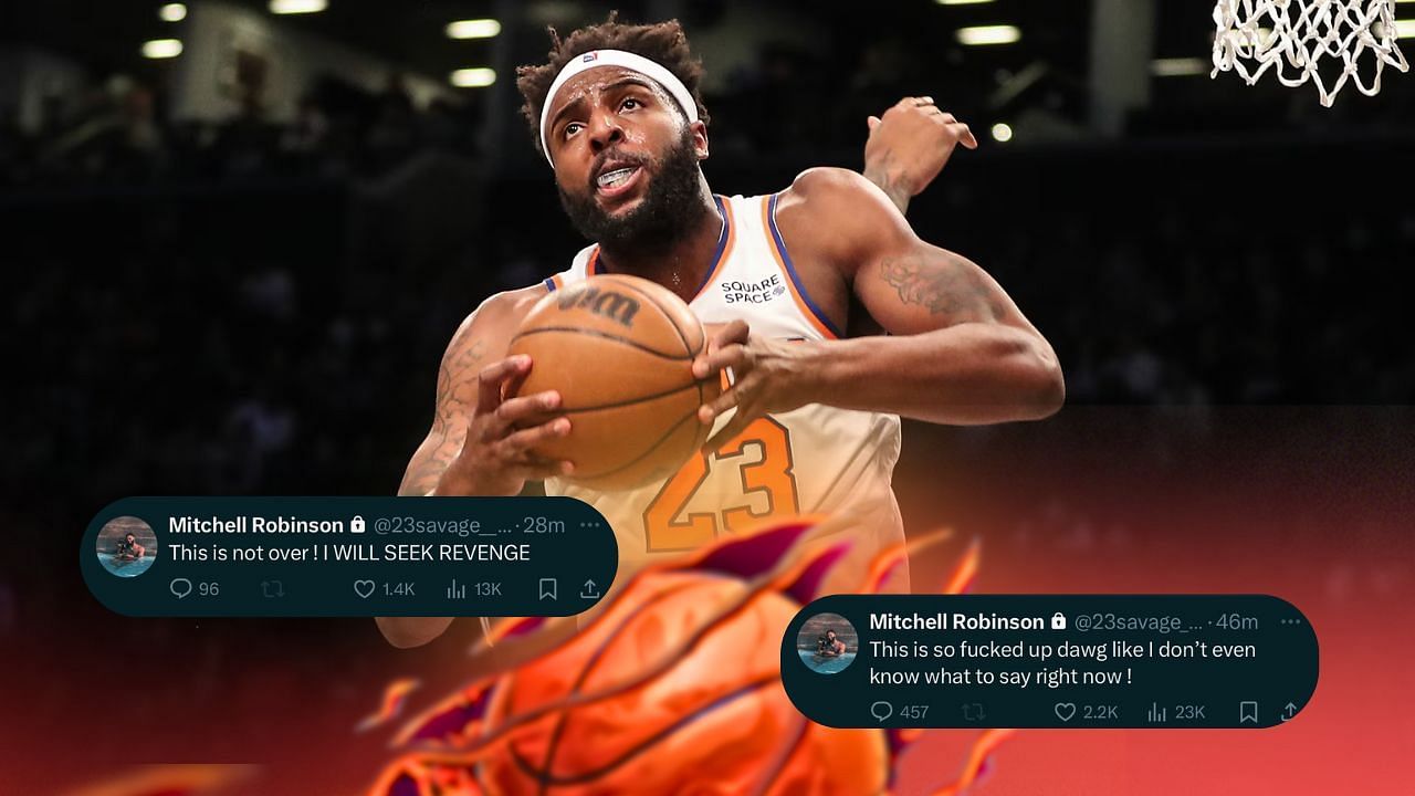 Mitchell Robinson reacts to his season-ending injury: &quot;This is so fu**ed up dawg&quot;