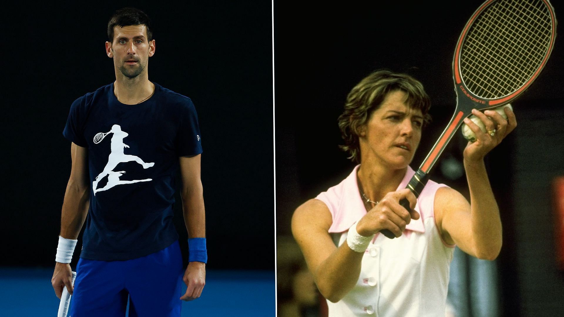 Djokovic and Margaret court comparison