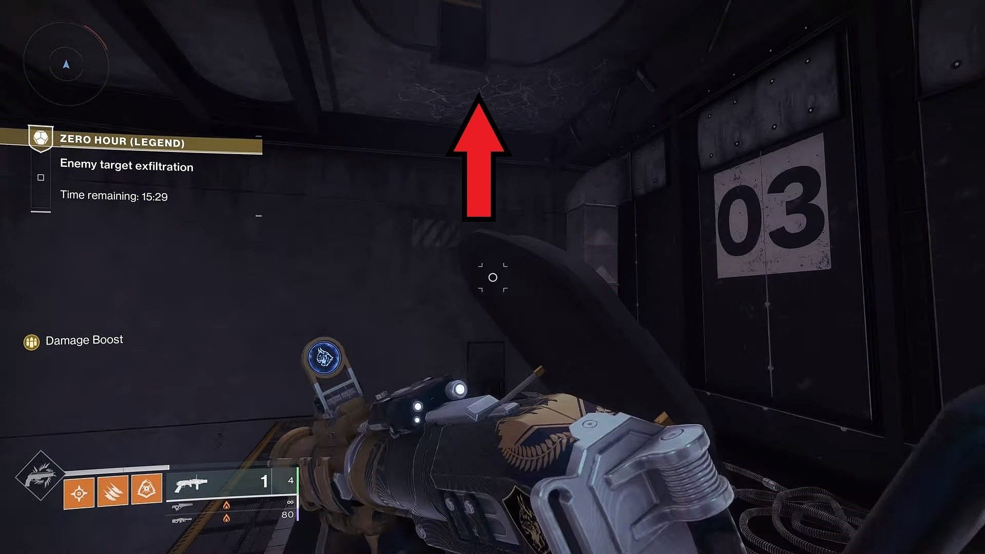 The way from the &quot;03&quot; pipe door (Image via Esoterickk YT)