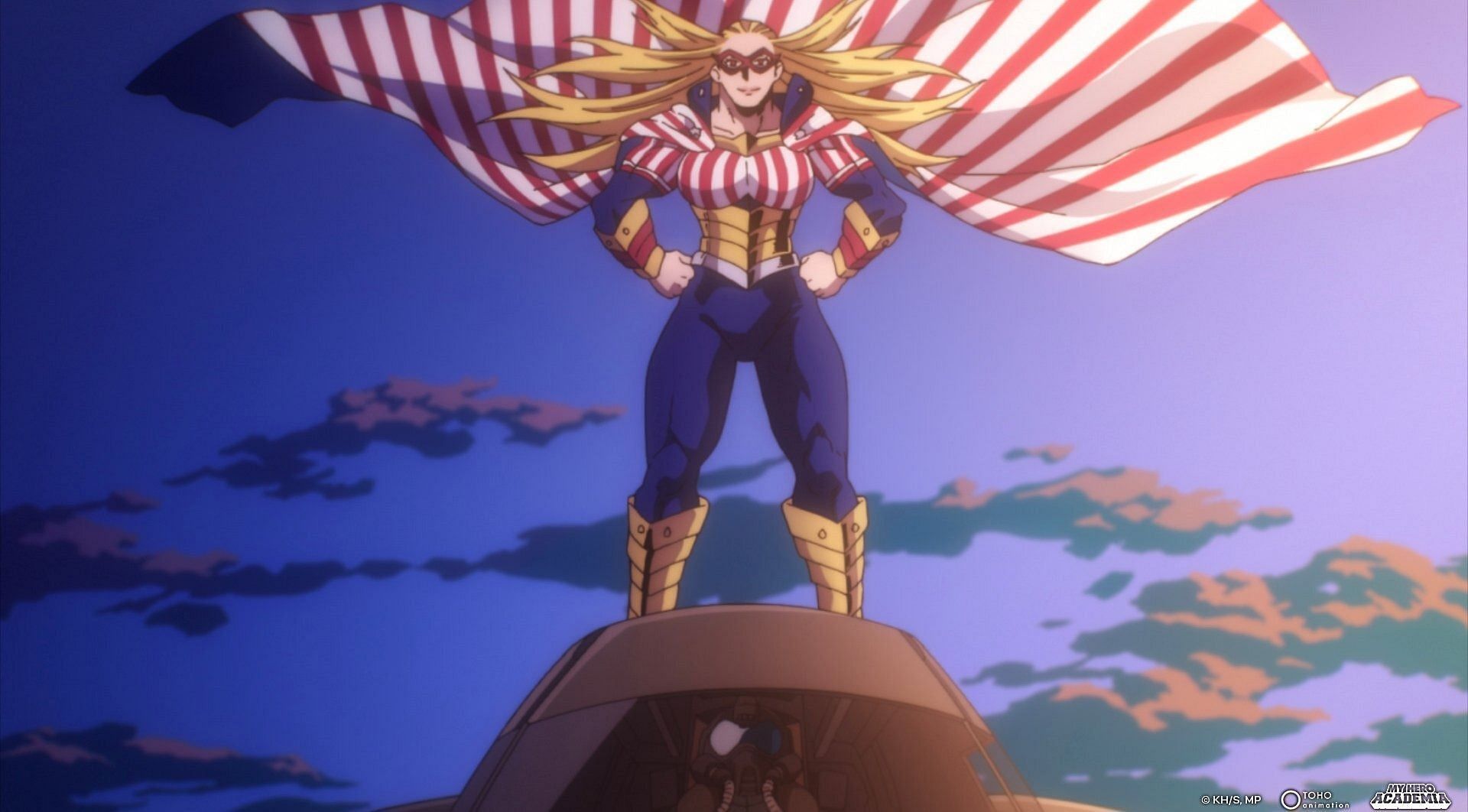 Star and Stripe as seen in My Hero Academia season 7 (Image via BONES)