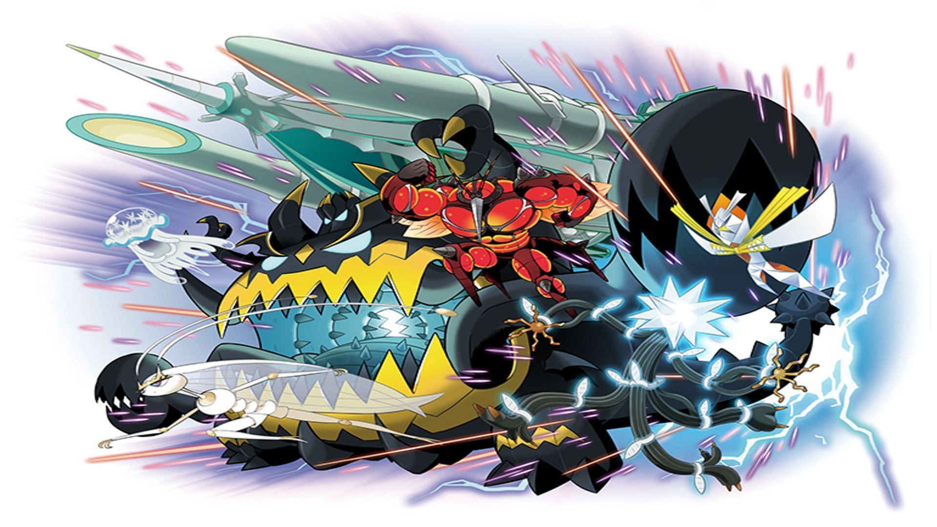 Official artwork for the Ultra Beasts