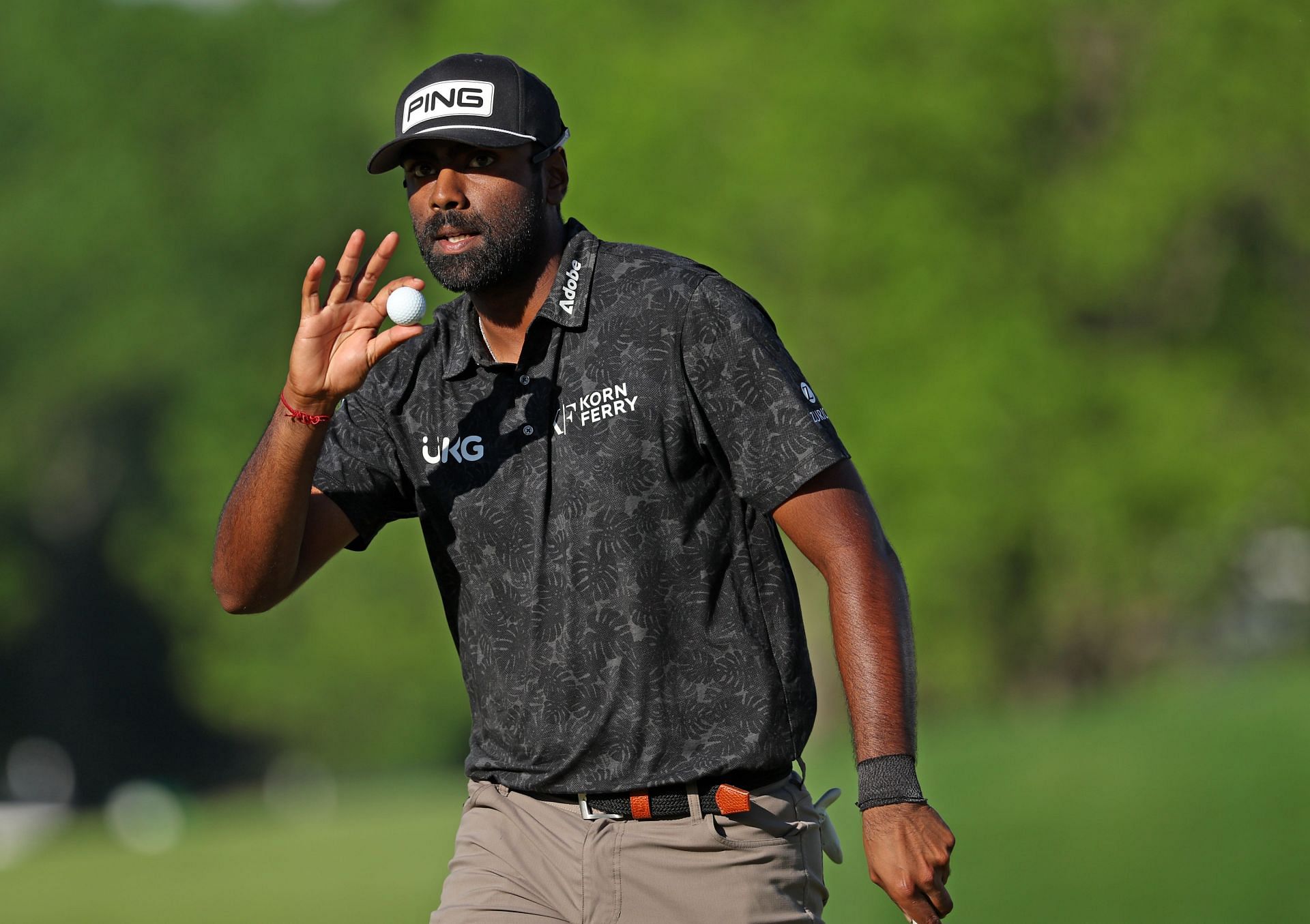 Sahith Theegala during the 2024 PGA Championship: Round Three