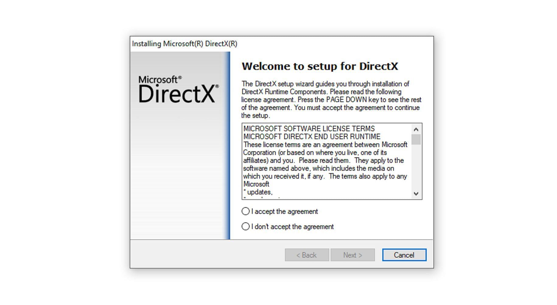 DirectX Setup (Image via Sportskeeda)