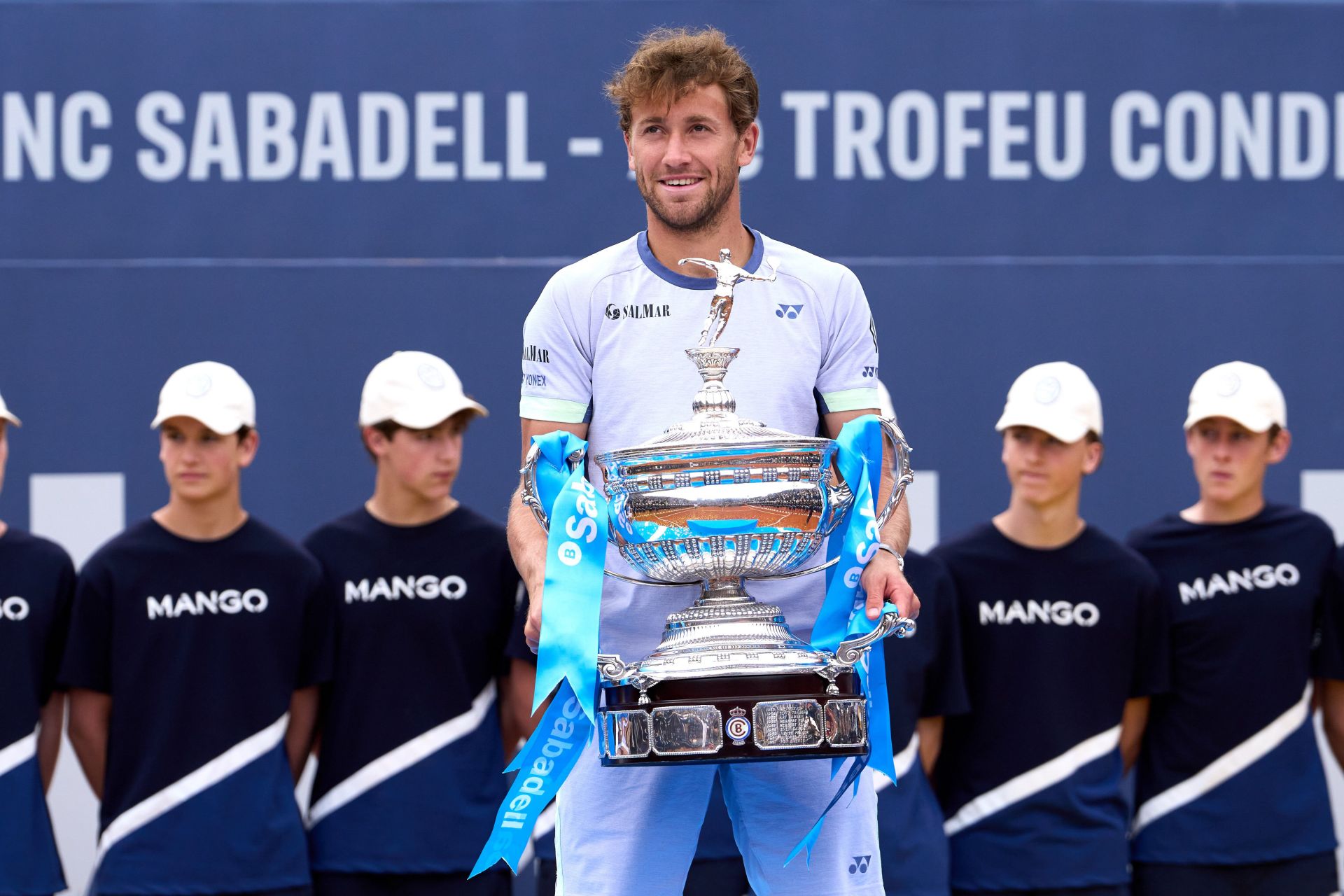 Casper Ruud at the 2024 Barcelona Open. (Photo: Getty)