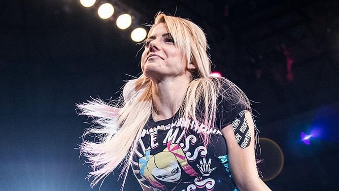"I wish I was in that good of shape," says Alexa Bliss after watching backstage segment on WWE RAW