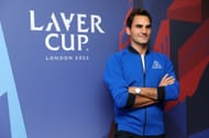 Roger Federer at the Laver Cup 2022