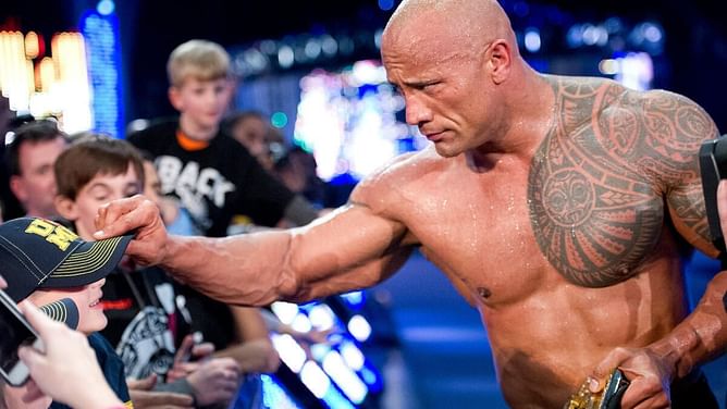 The Rock looks unrecognizable in new photo from upcoming movie